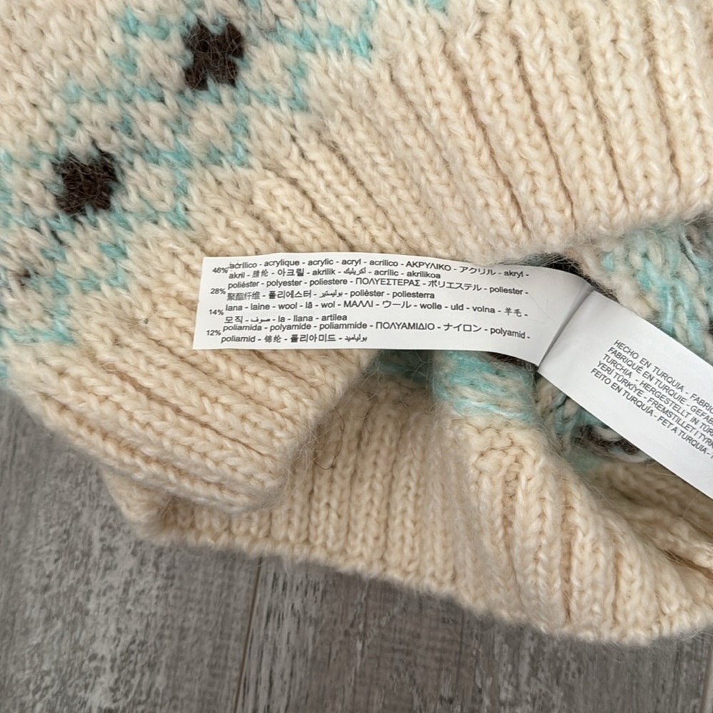 Zara Hooded Jacquard Sweater - Picture 5 of 6